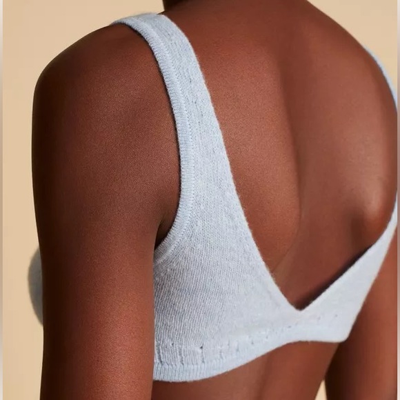 KHAITE Umbra Bralette in Atmosphere Blue (Small) NWT - Picture 7 of 7